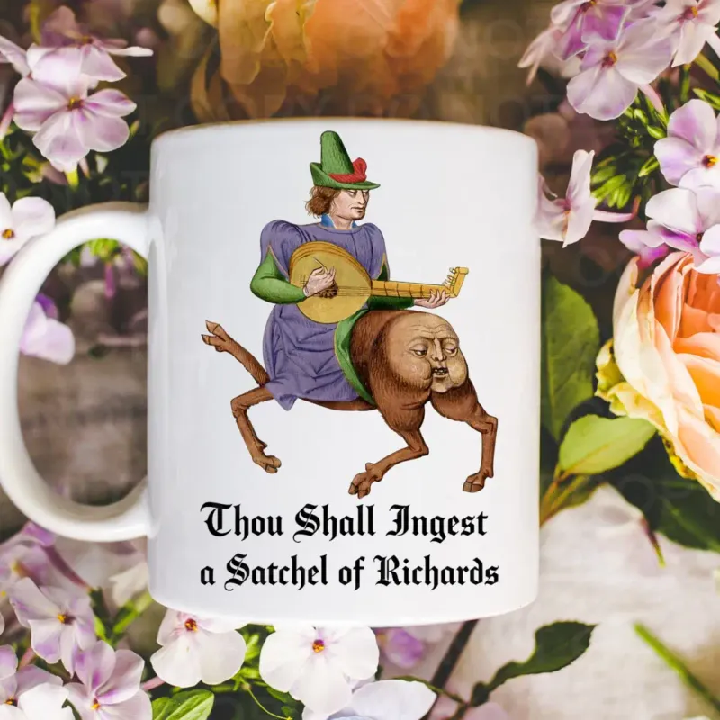 Thou Shall Ingest A Satchel of Richards Coffee Mug