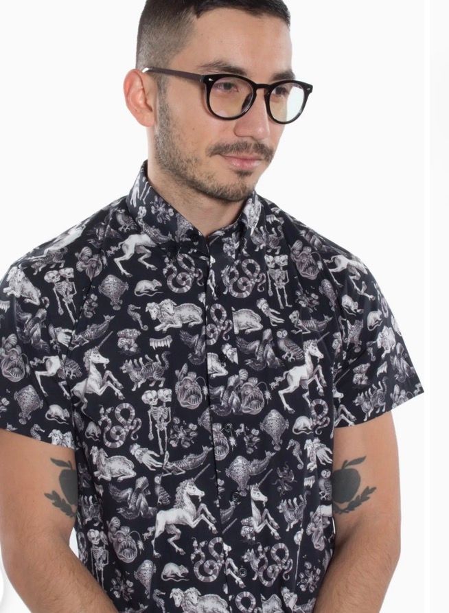 Short Sleeve Freak of Nature Shirt Monochrome
