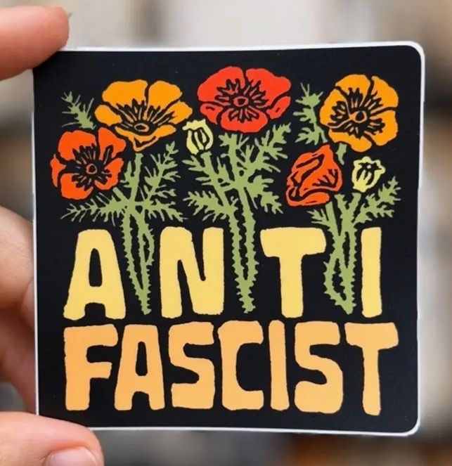 Anti-Fascist Sticker