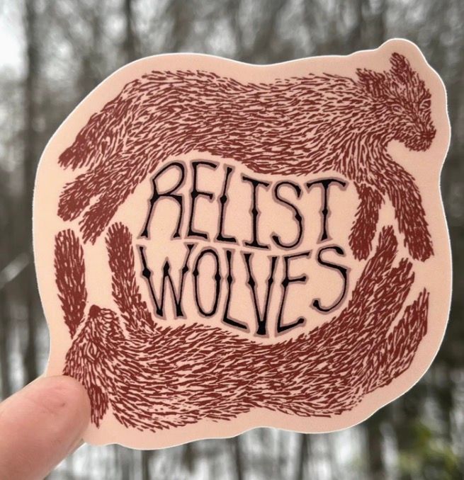 Relist Wolves Sticker