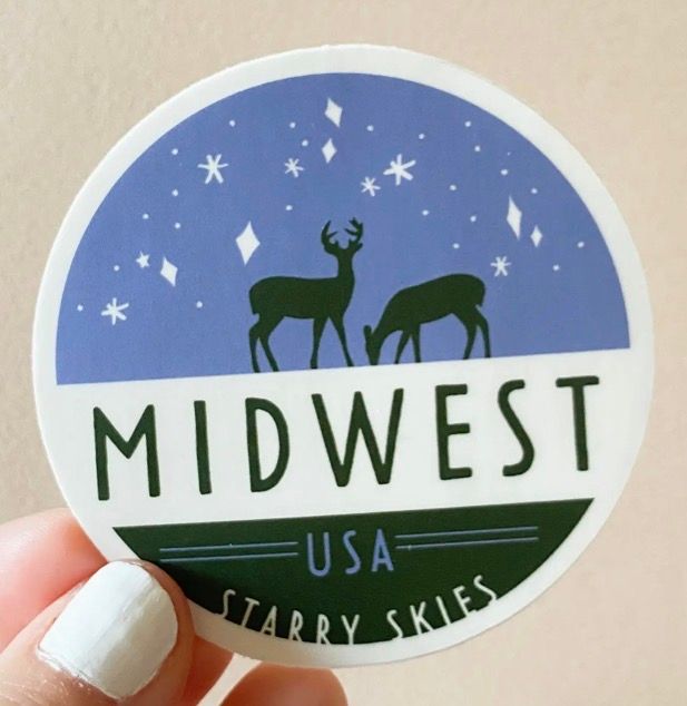 Midwest Starry Skies Sticker