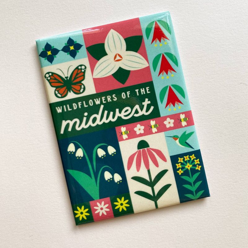 Midwest Wildflowers Magnet