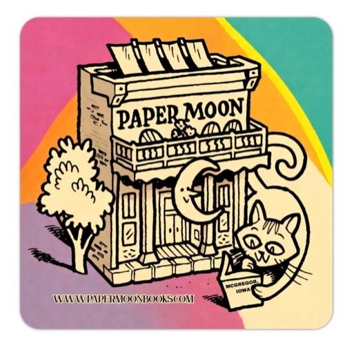 Paper Moon Square Colorful Picture 