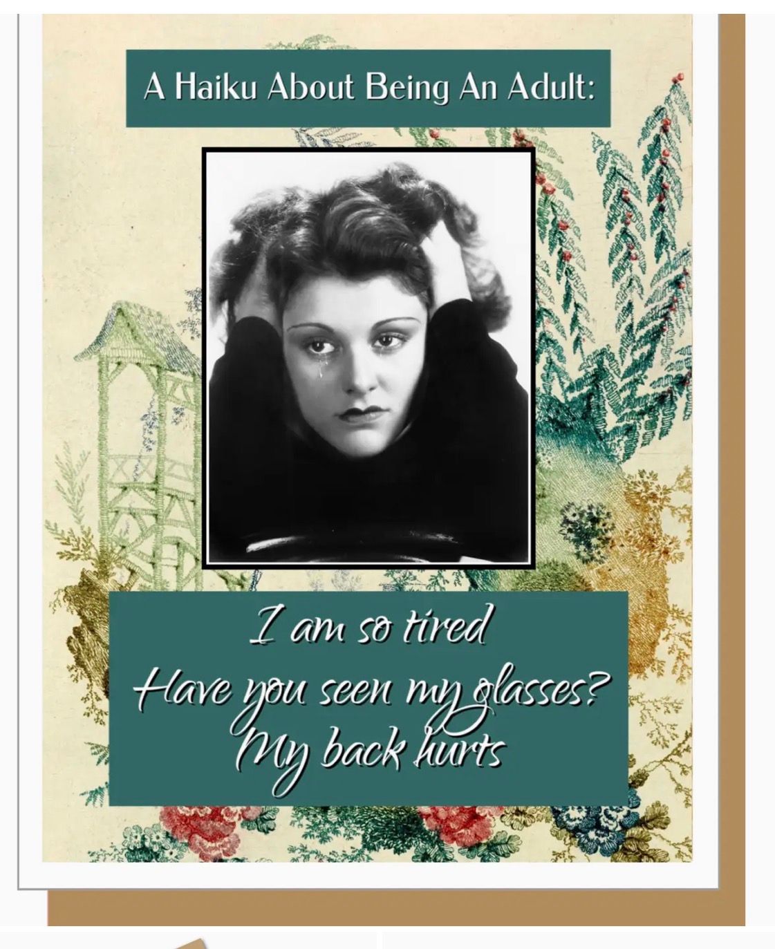 Haiku Birthday Card