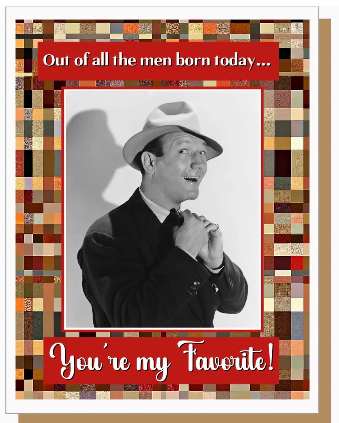 You're My Favorite Birthday Greeting Card