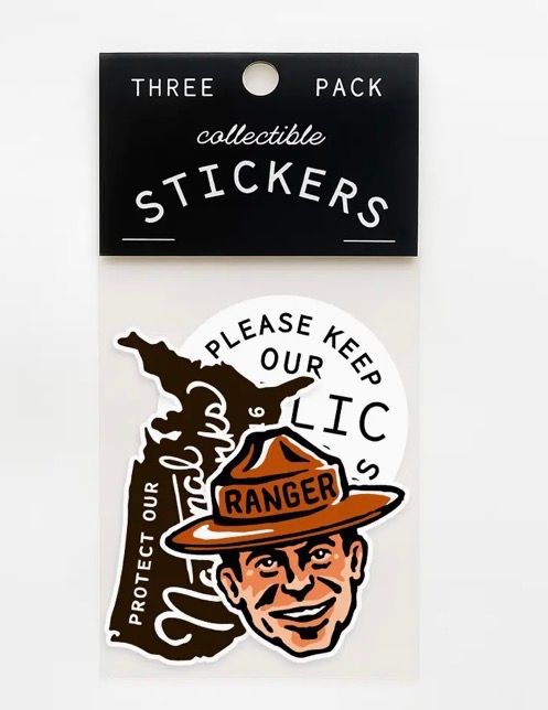 National Park Vinyl 3 Sticker Pack