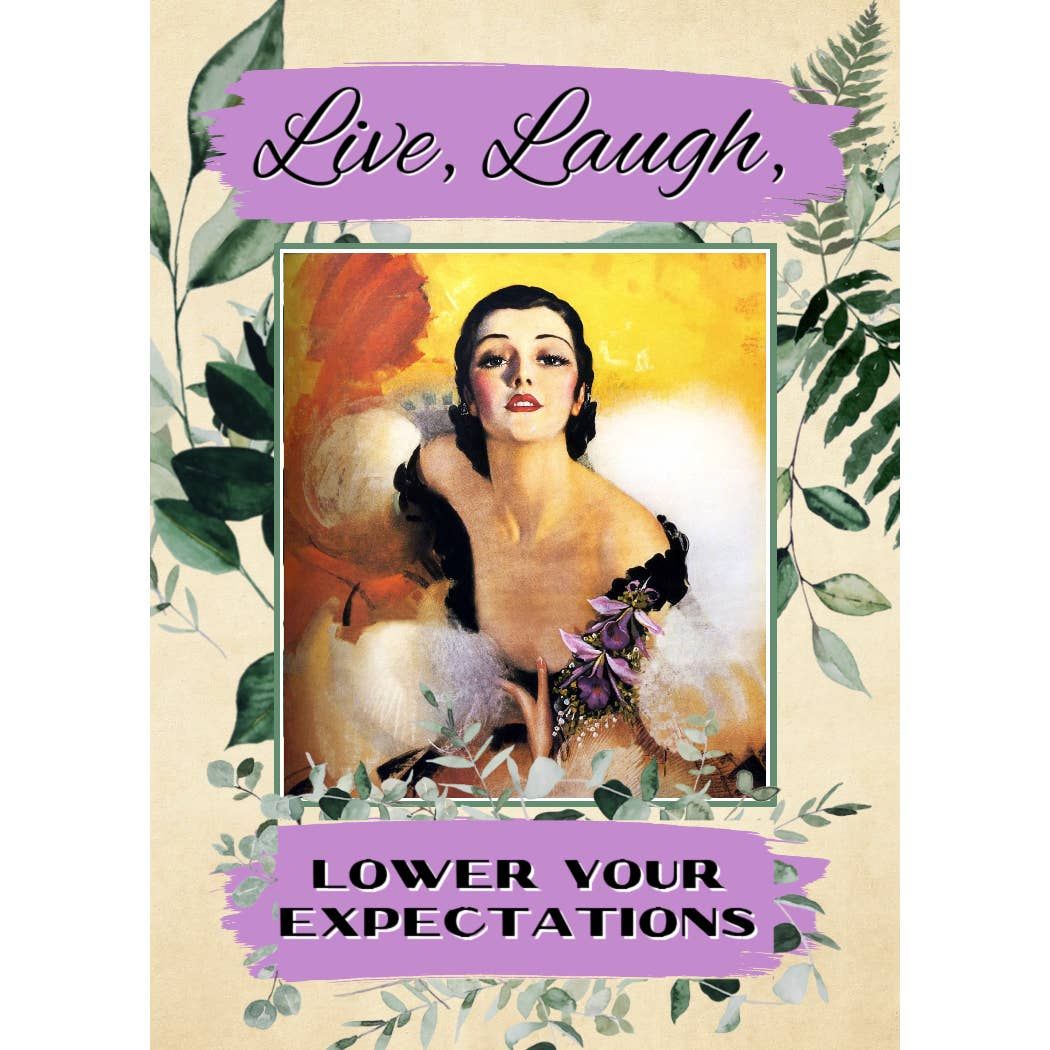 Live, Laugh, Lower Magnet