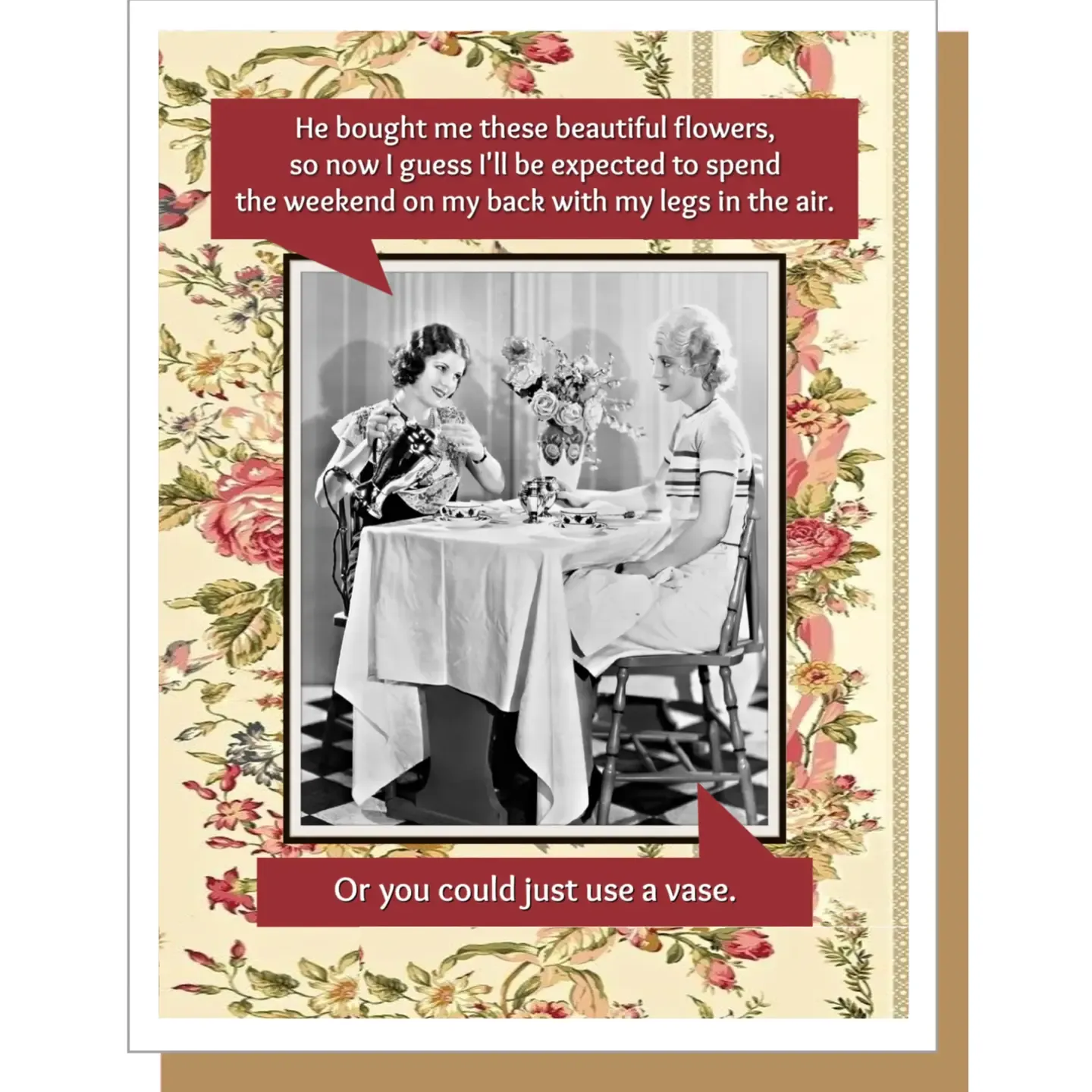 Beautiful Flowers Greeting Card