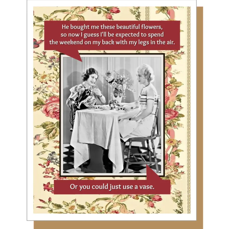 Beautiful Flowers Greeting Card