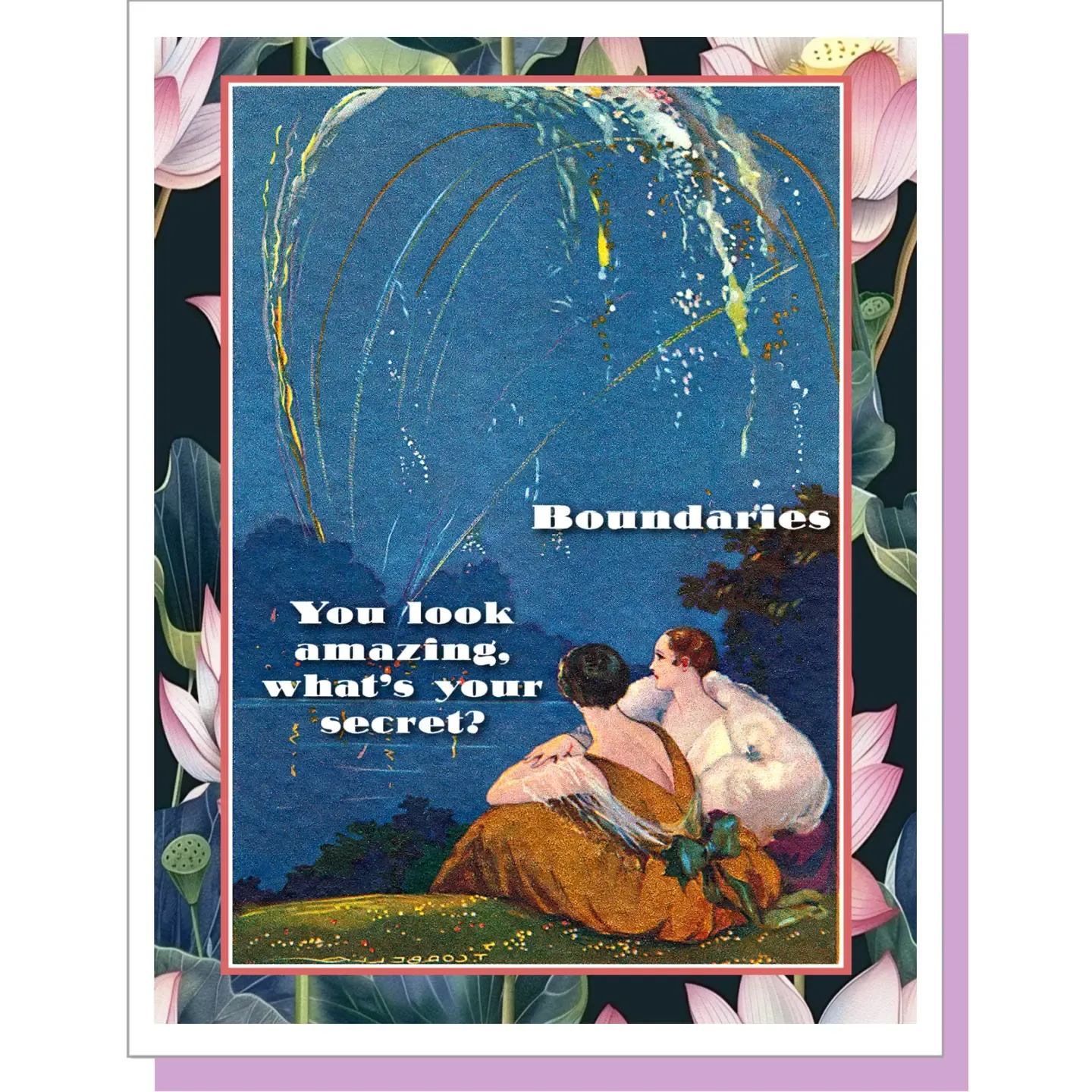 Boundaries Greeting Card