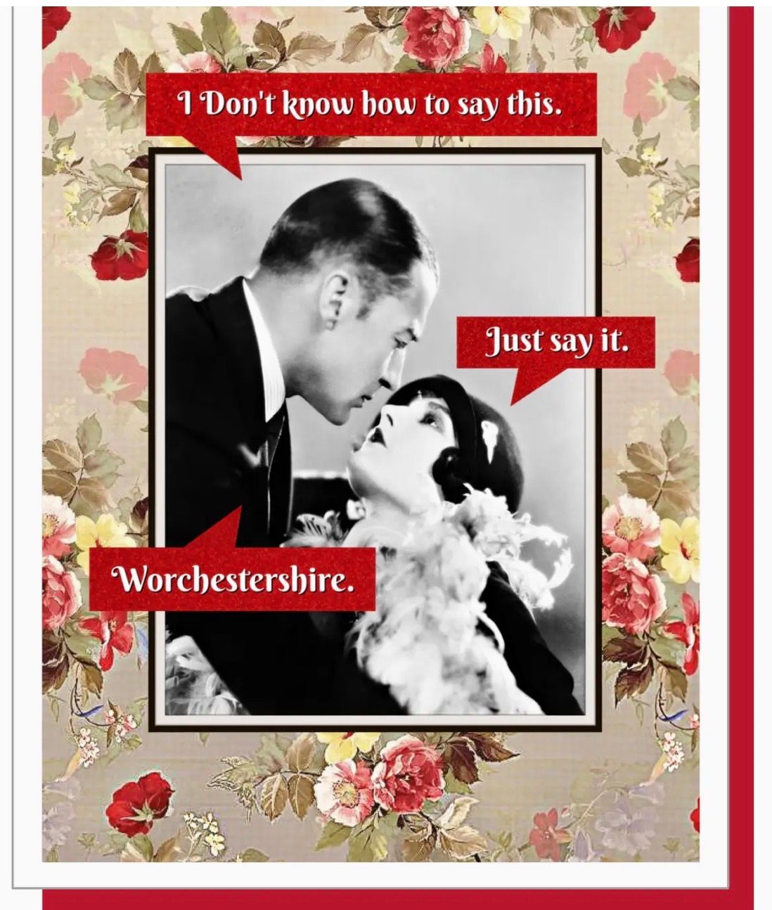 Worcestershire Love Card