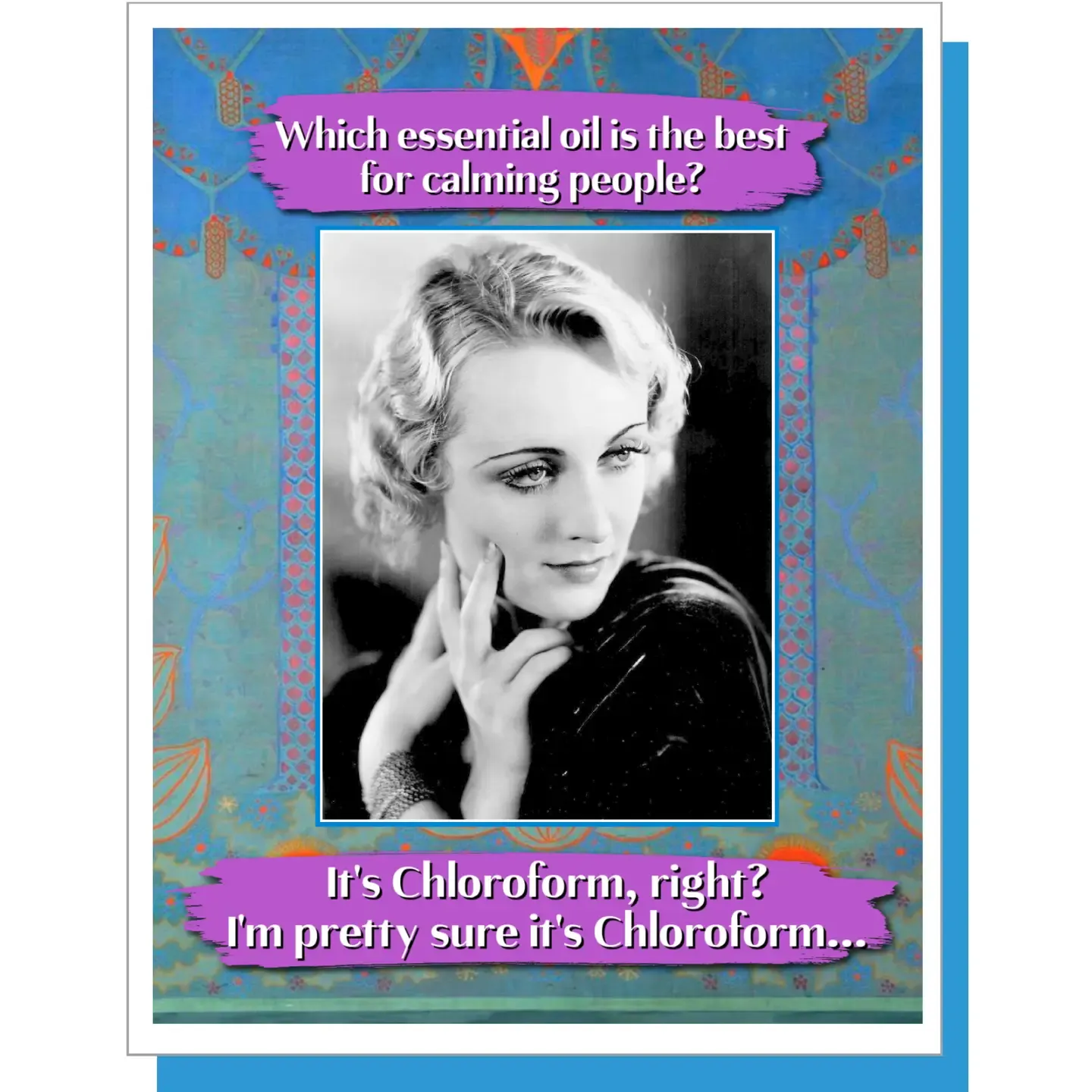 Chloroform Greeting Card
