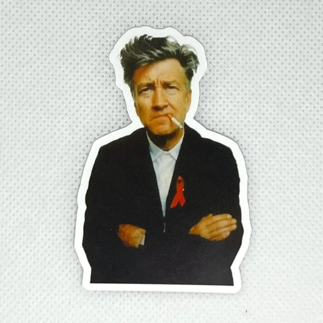 David Lynch Glossy Sticker 