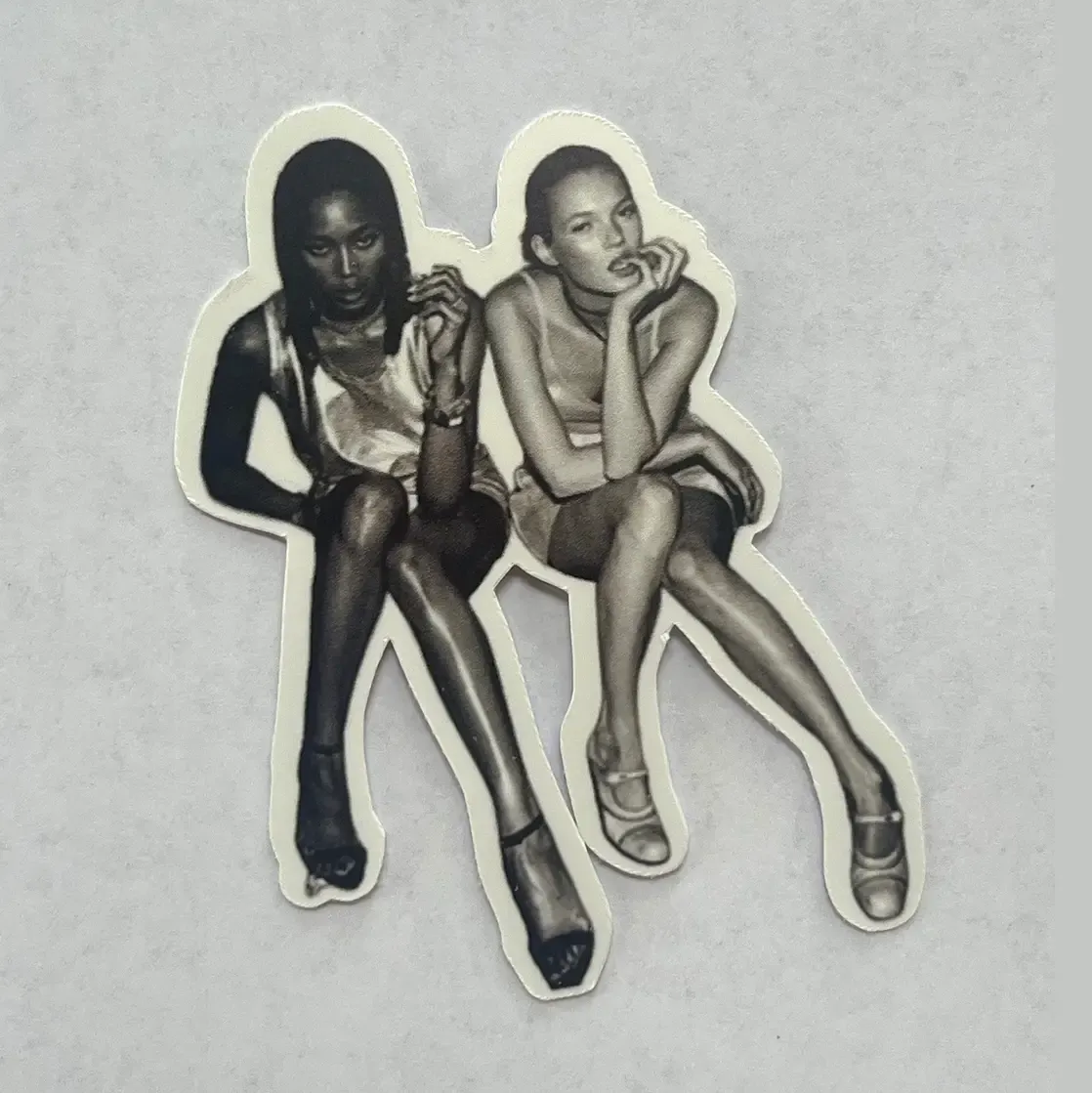 Naomi Campbell Glitter Sticker 