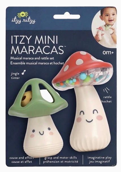 Itzy Mini Mushroom Maracas