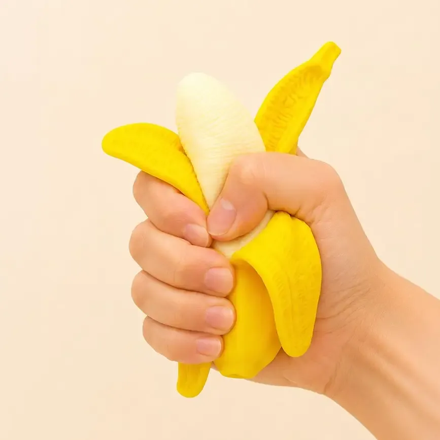 Banana Peel Squeeze Squishy Stress Relief Toy