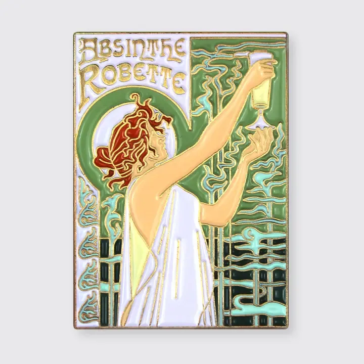 Absinthe Robette Enamel Pin