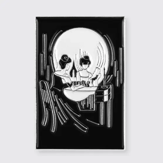 All is Vanity Enamel Pin