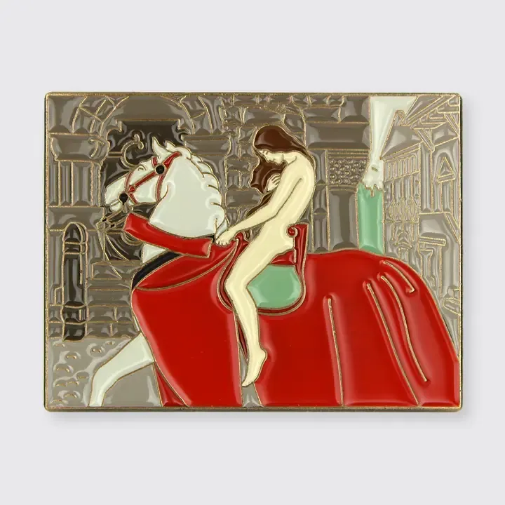 Lady Godiva  Enamel Pin