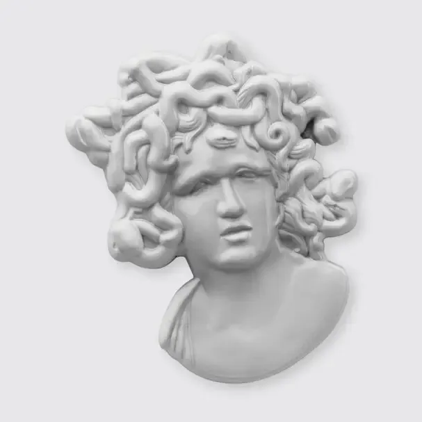 Medusa 3D Relief Enamel Pin