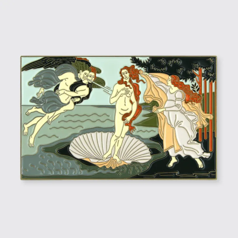 Birth of Venus Soft Enamel Pin