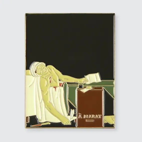 Death of Marat Enamel Pin