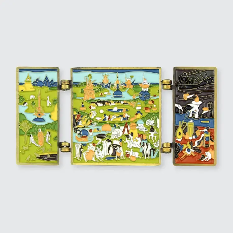 Garden of Earthly Delights Enamel Pin