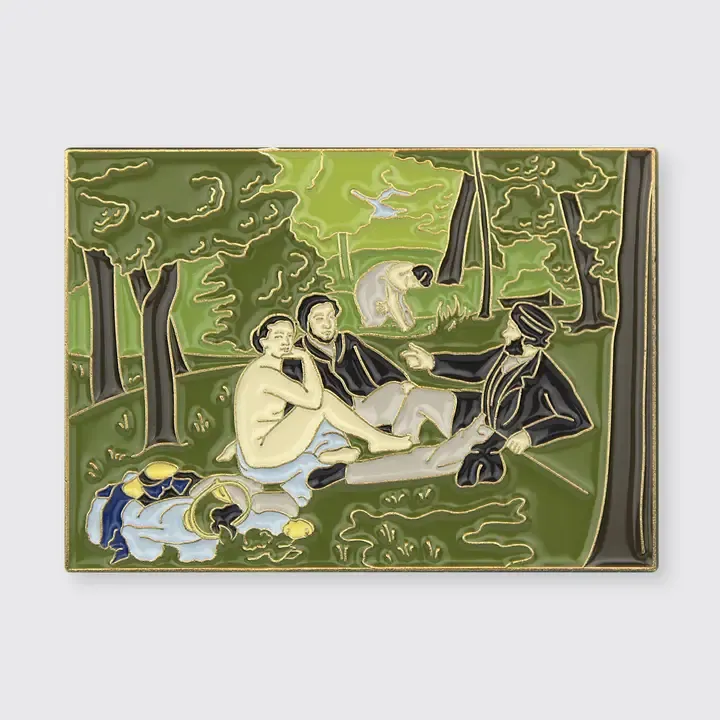 Luncheon On the Grass Enamel Pin
