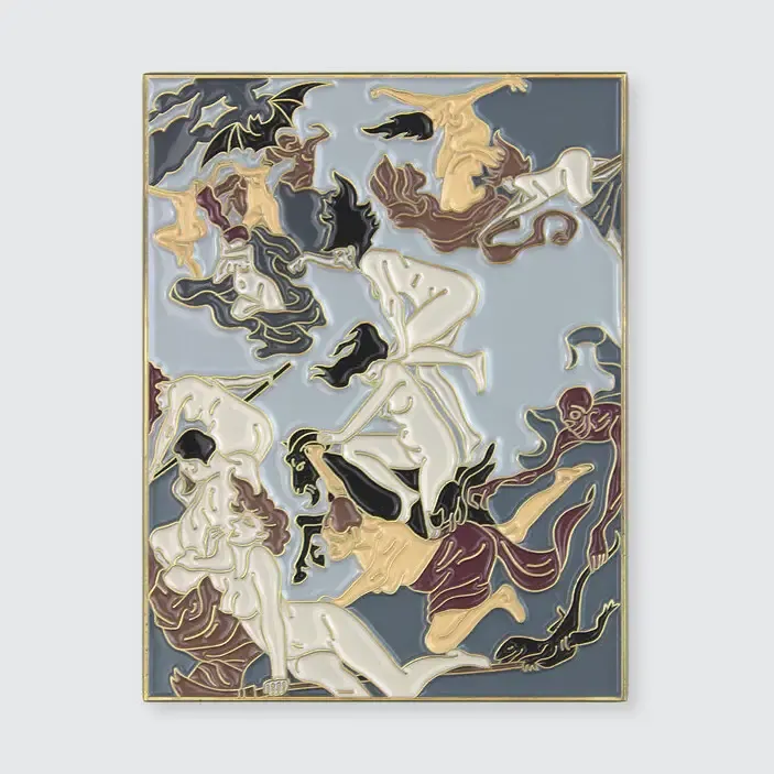 Witches Going To Their Sabbath Enamel Pin
