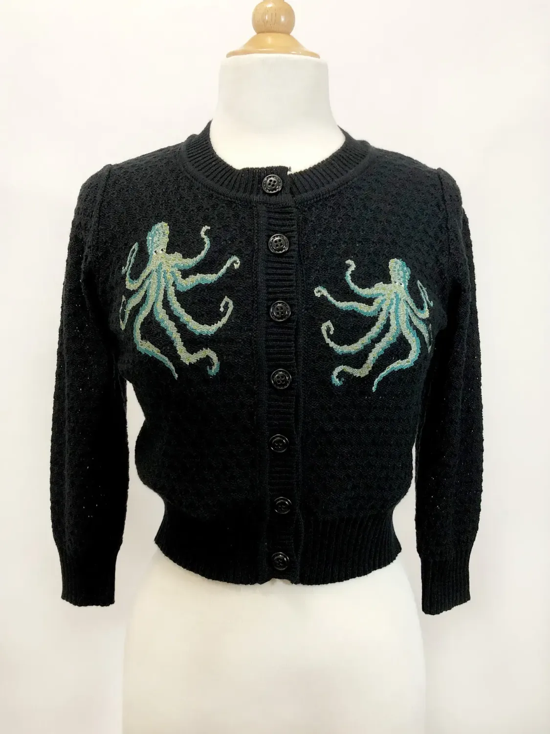 Waltz of the Octopus Cropped Cardigan