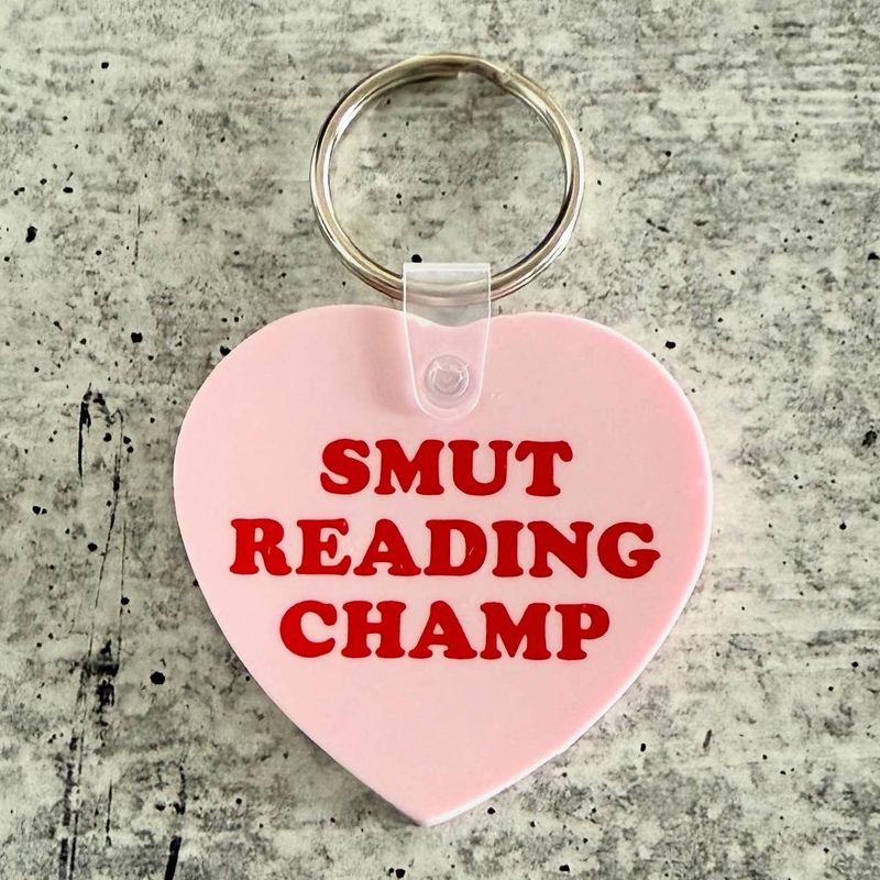Smut Reading Champ Keychain