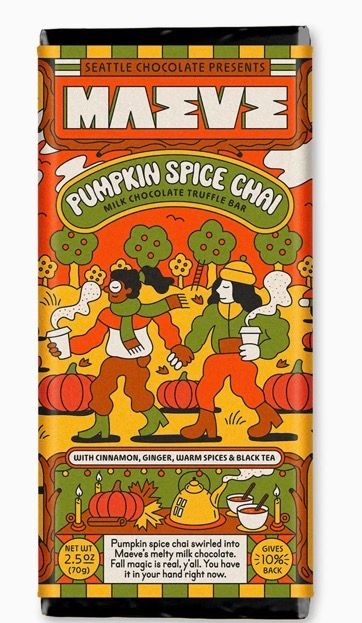 Maeve Pumpkin Spice Chai (Milk Chocolate Truffle Bar) 