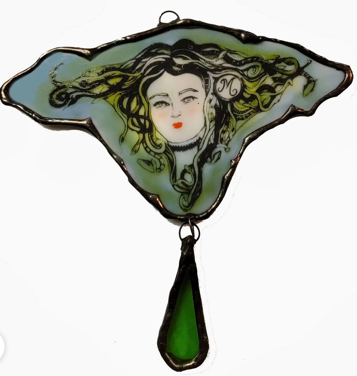 Medusa Glass Ornament