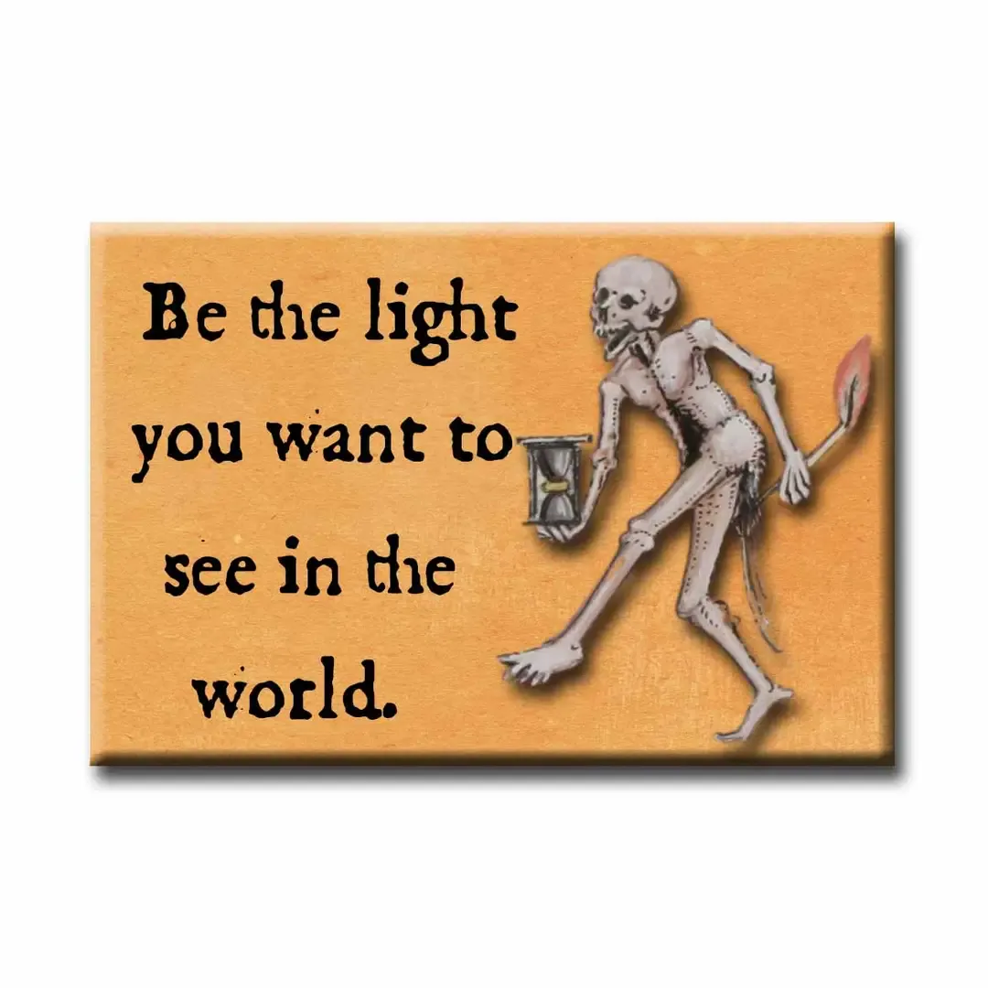 Medieval Marginalia Be The Light Magnet