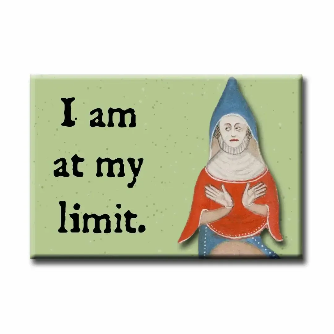 Medieval Marginalia At My Limit Magnet