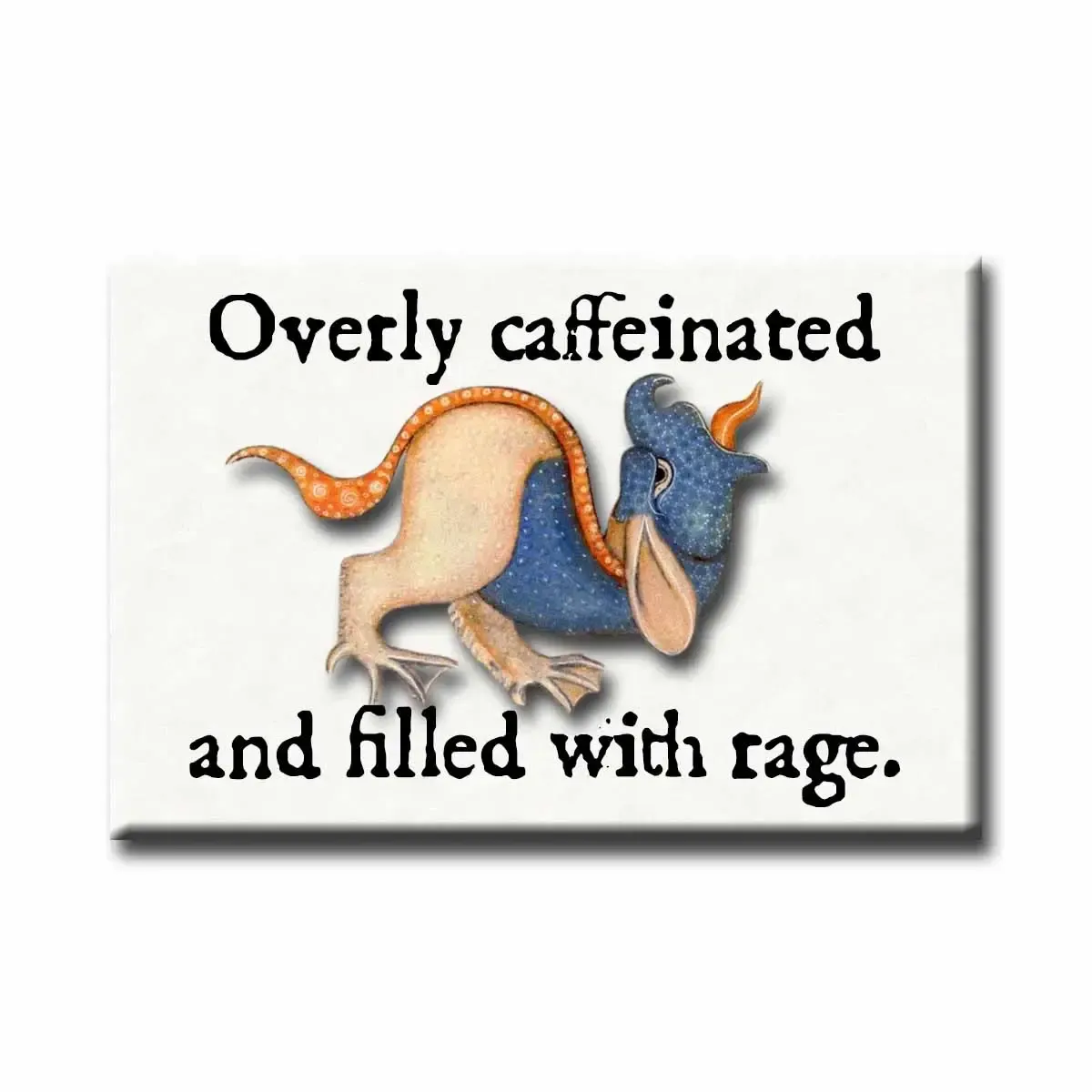 Medieval Marginalia Overly Caffeinated Magnet