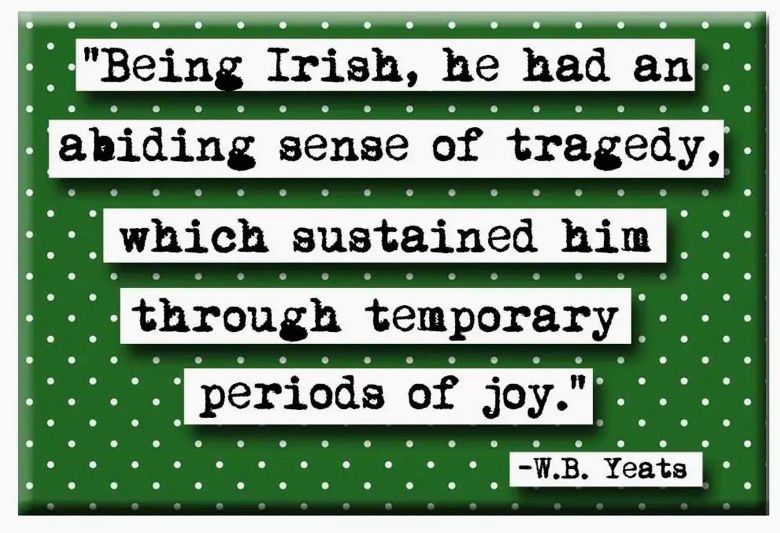W B Yeats Being Irish Magnet