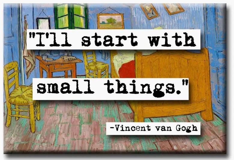 Vincent Van Gogh Small Things Magnet