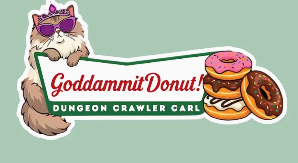 Goddammit Donut 3" Sticker