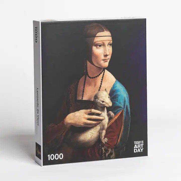 Leonardo Da Vinci  Lady With An Ermine 1000pc Puzzle