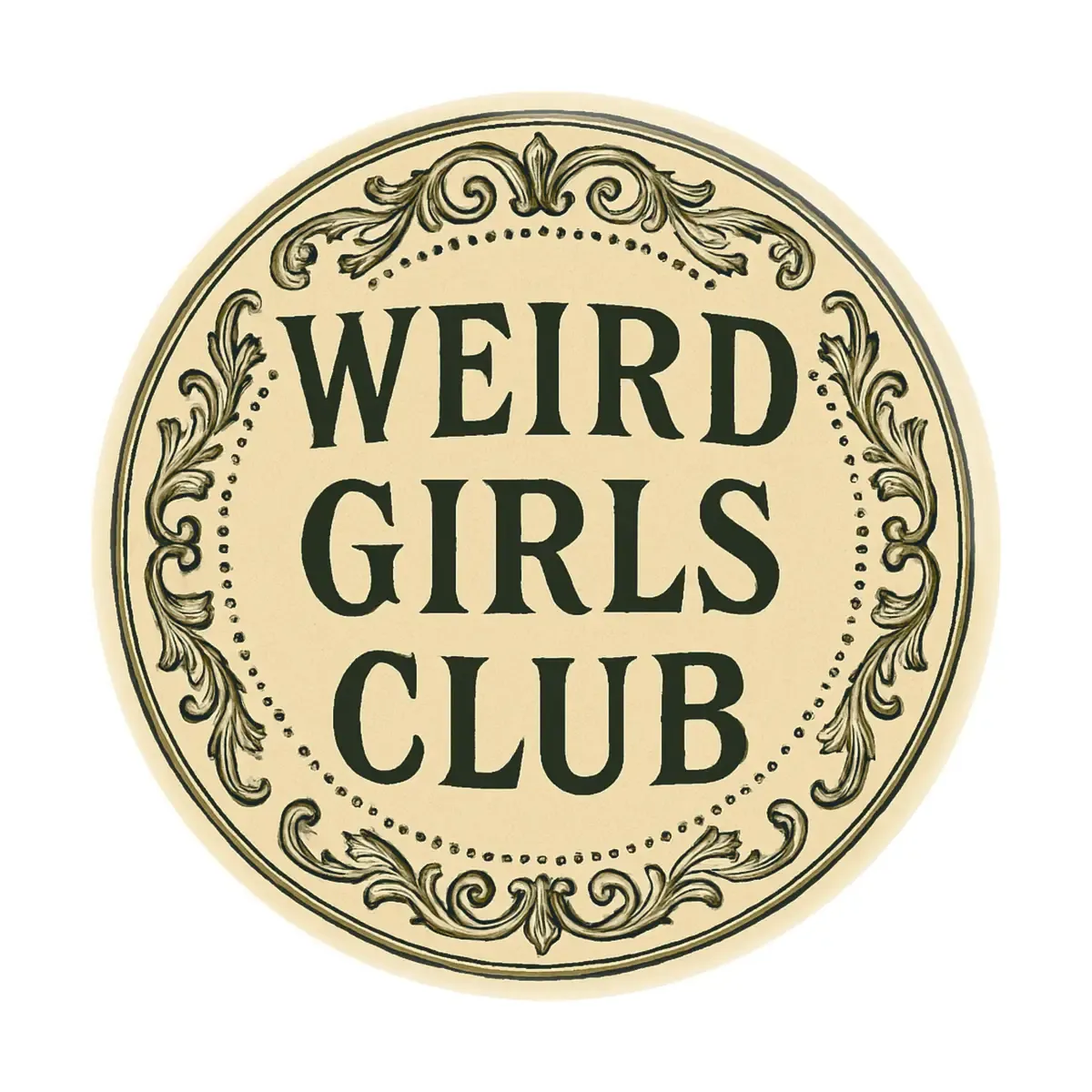 Weird Girls Club Compact Mirror