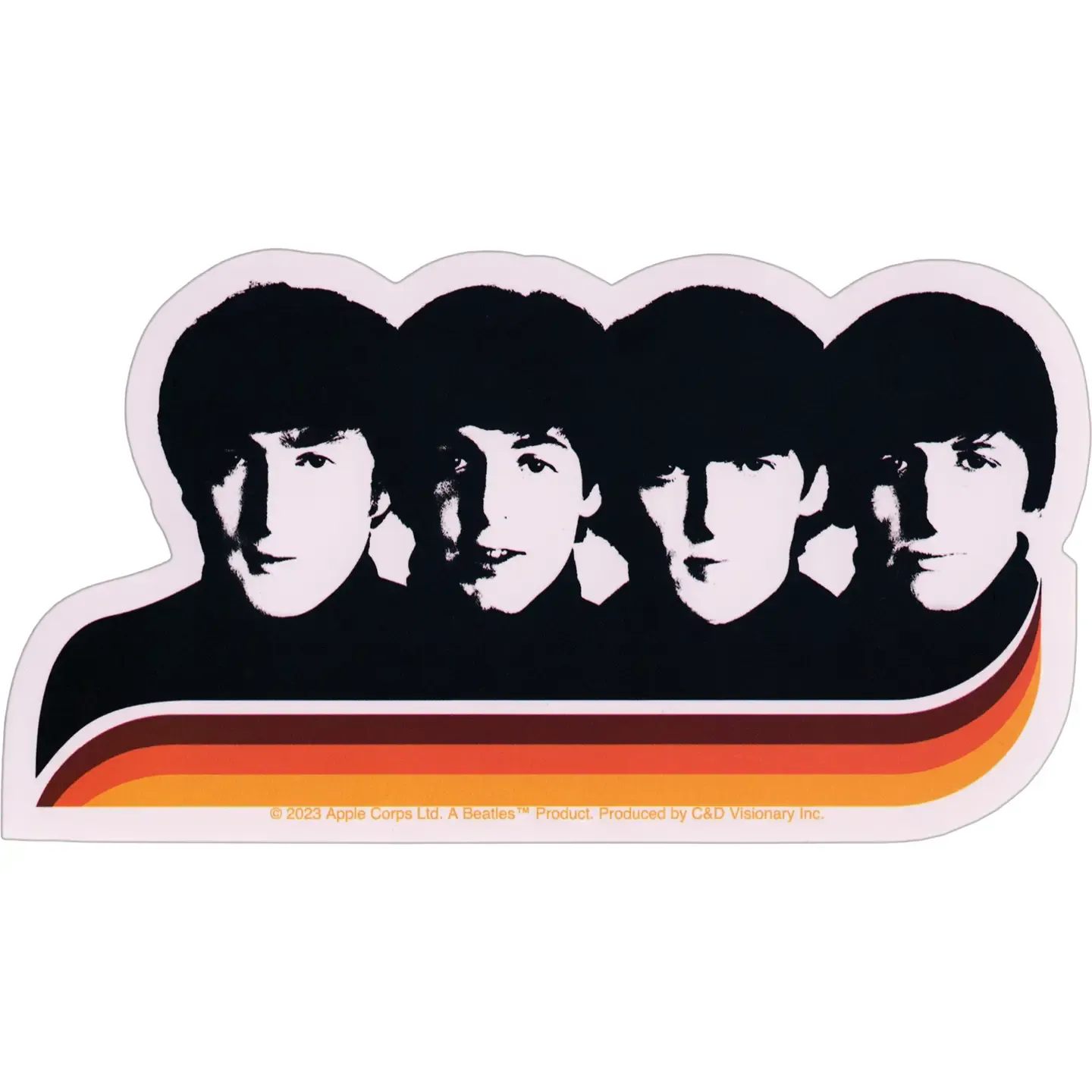 Beetles Group Shot Sticker