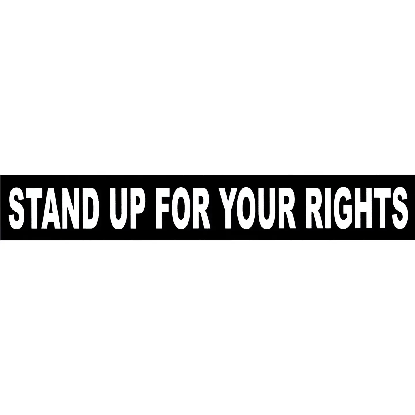 Stand Up For Your Rights Sticker