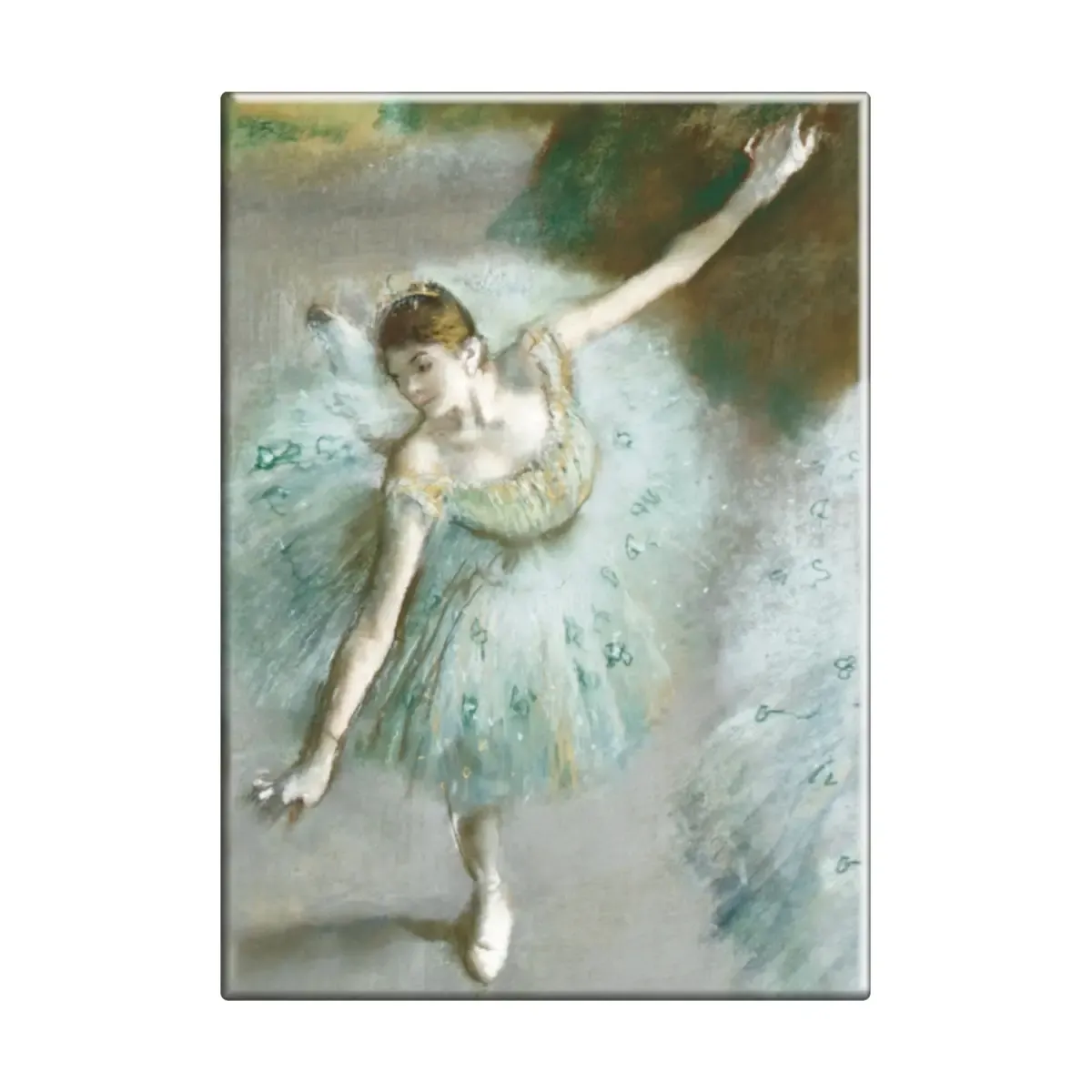 Dancer In Green Compact Mirror