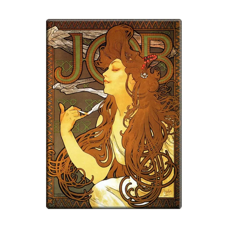 Job Cigarette Paper Ad Compact Mirror
