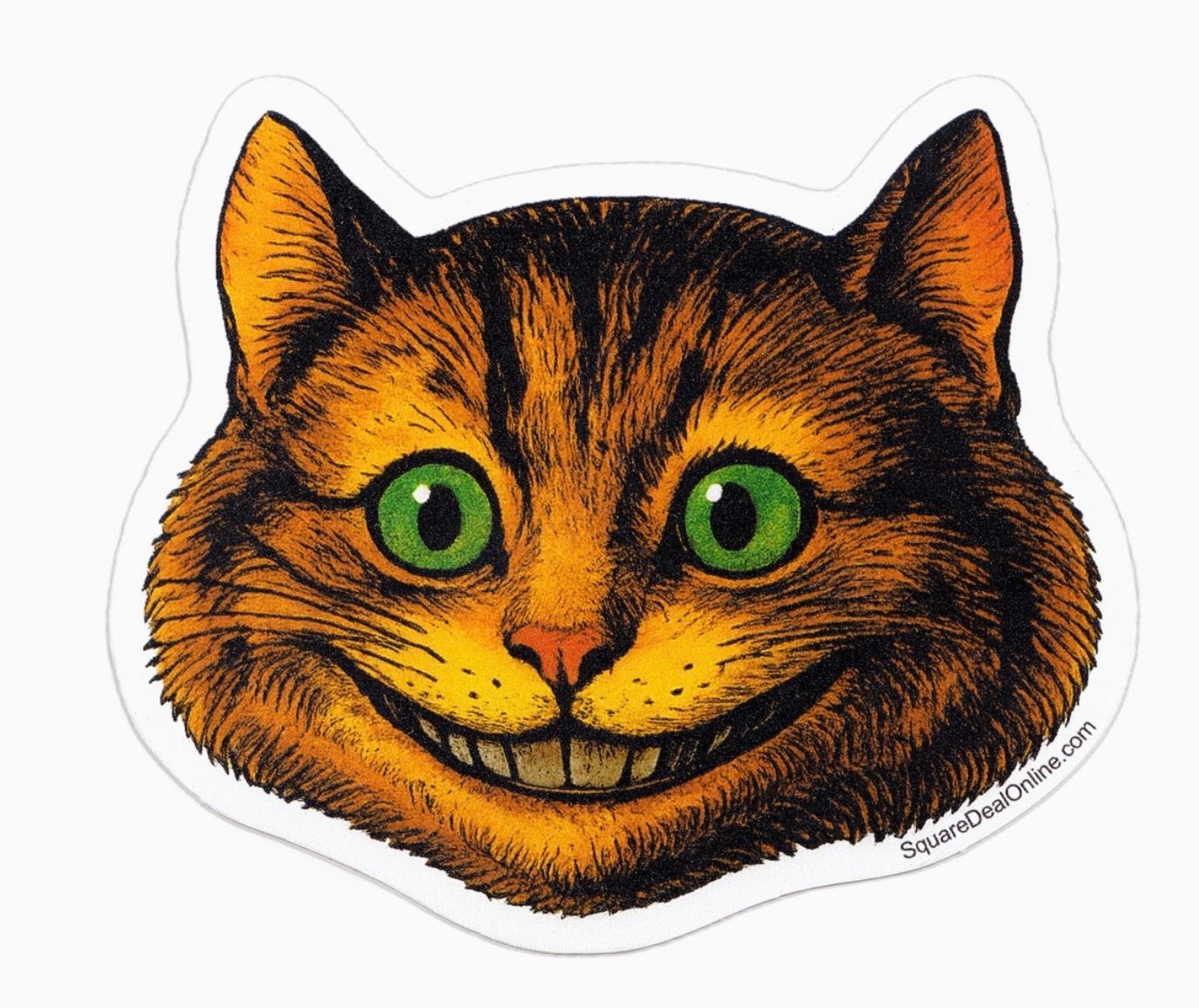 Cheshire Cat Wonderland Sticker