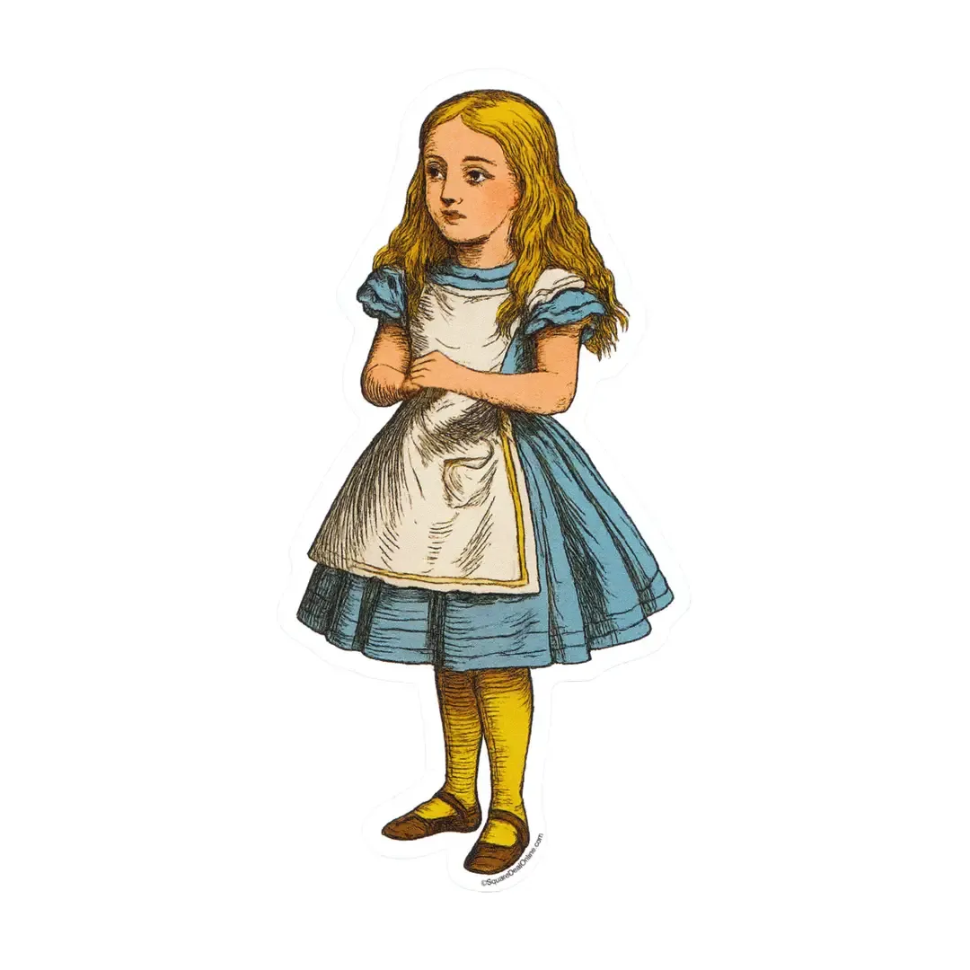 Alice's Adventure In Wonderland - Standing Alice Sticker
