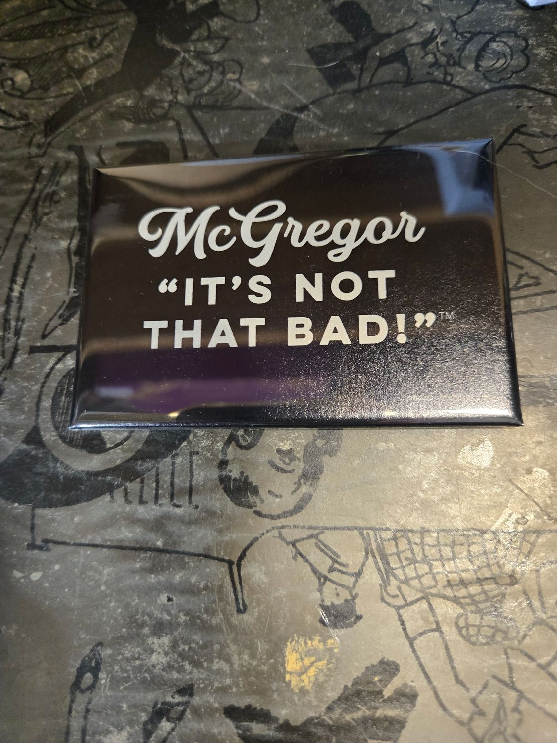 It's Not That Bad (Black &amp; Cream) Magnet