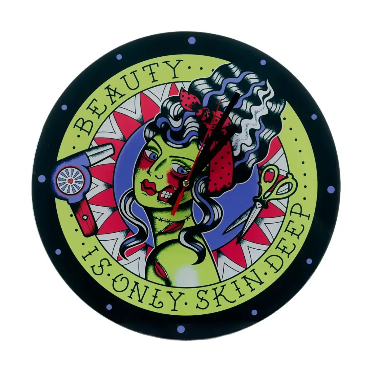 Beauty Is Only Skin Deep  Wall Clock