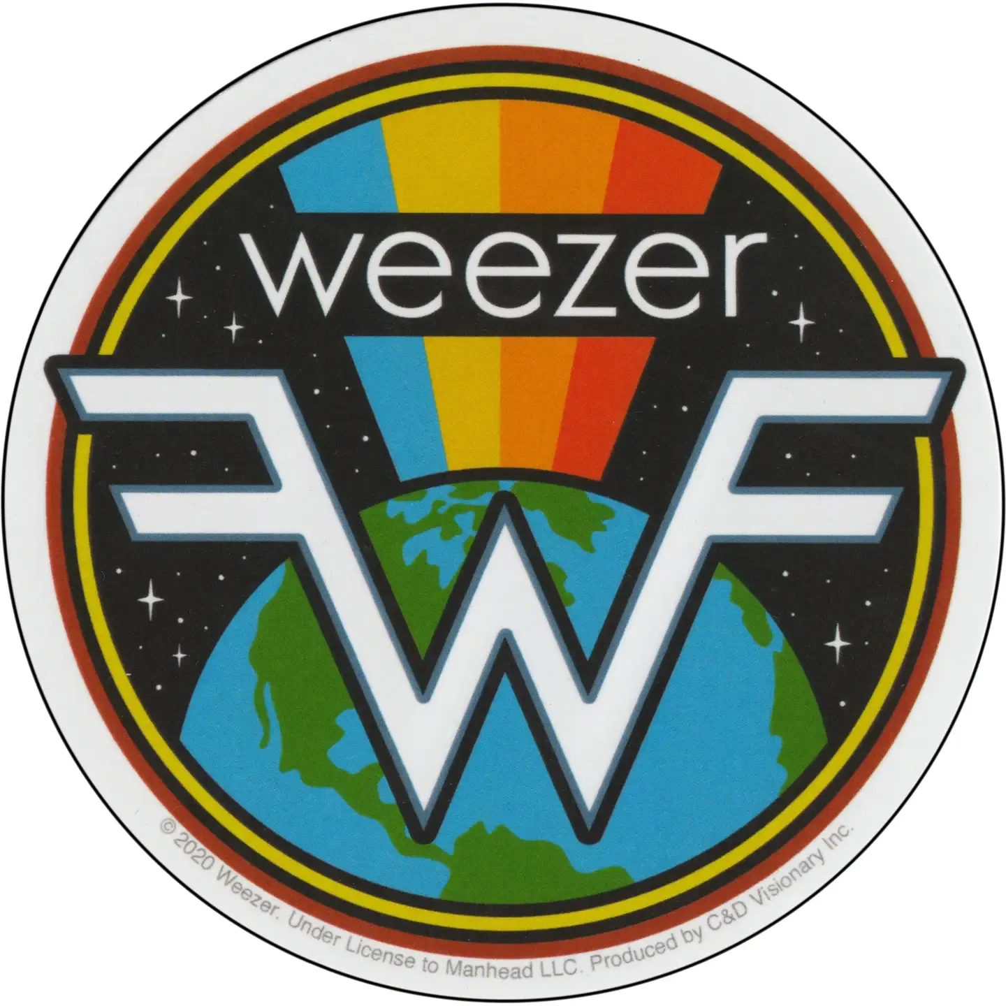 Weezer Round Sticker